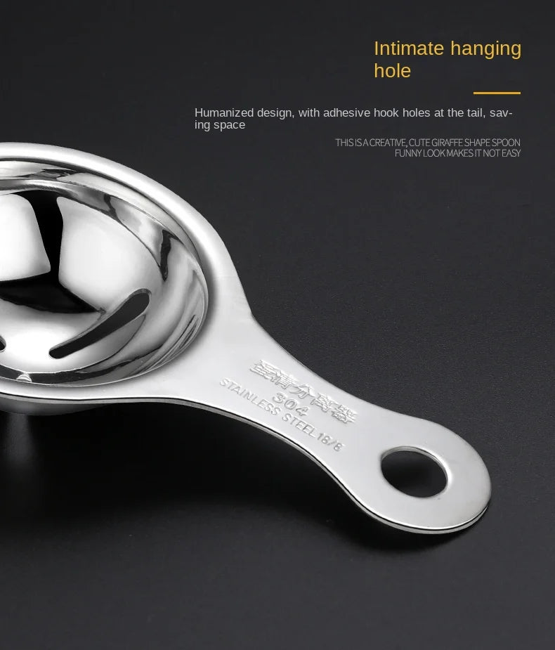 Stainless Steel Egg Yolk Separator – The Perfect Tool for Effortless Egg Separation!