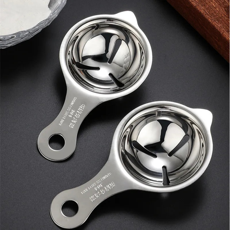 Stainless Steel Egg Yolk Separator – The Perfect Tool for Effortless Egg Separation!
