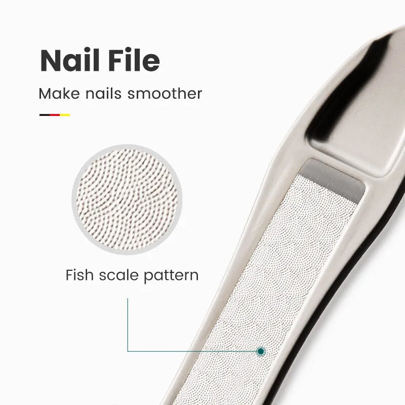 Anti-Splash Nail Clippers – Precision Cutting, Zero Mess!