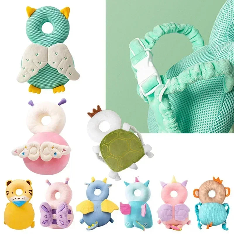 Baby Head Protector – Soft Safety Cushion (Bee/Cartoon) – Toddler Anti-Bump Hat (1-3 Years)