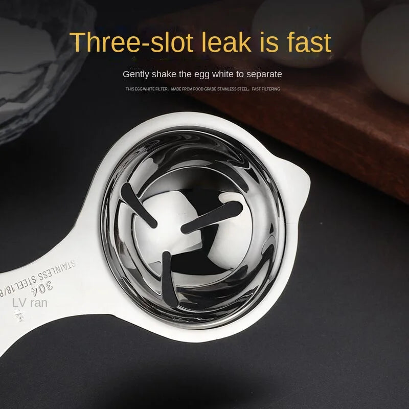 Stainless Steel Egg Yolk Separator – The Perfect Tool for Effortless Egg Separation!