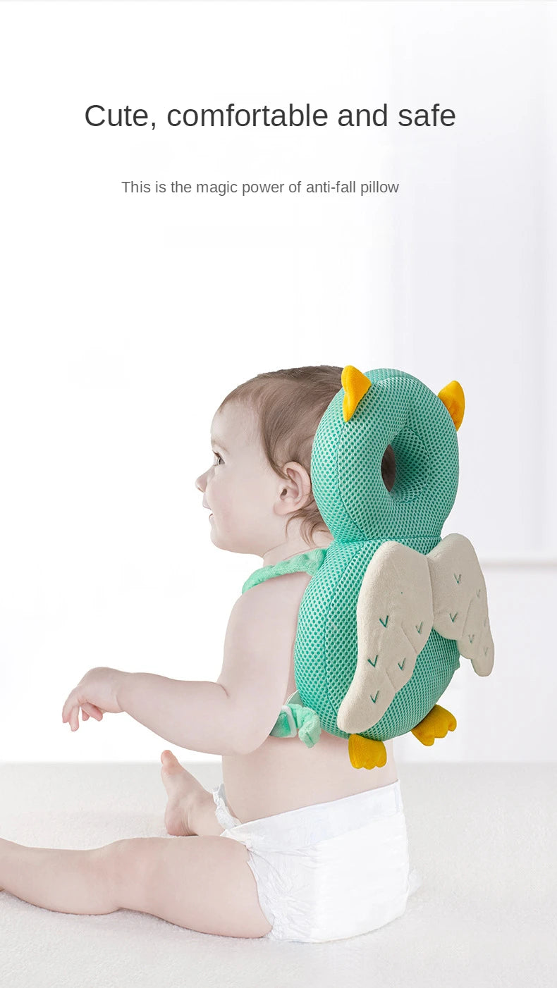 Baby Head Protector – Soft Safety Cushion (Bee/Cartoon) – Toddler Anti-Bump Hat (1-3 Years)