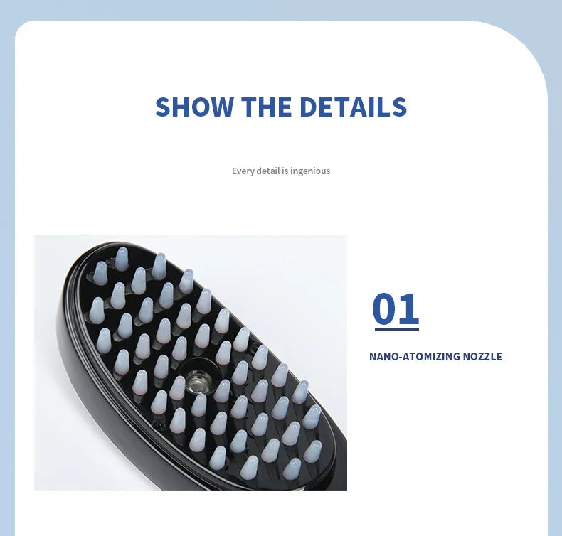 Electric Spray Massage Comb – Revitalize Your Hair and Scalp!