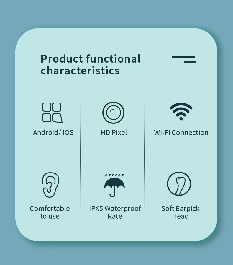 Smart Visual Ear Cleaner with Camera – Safe, Clear, and Precise Ear Care!
