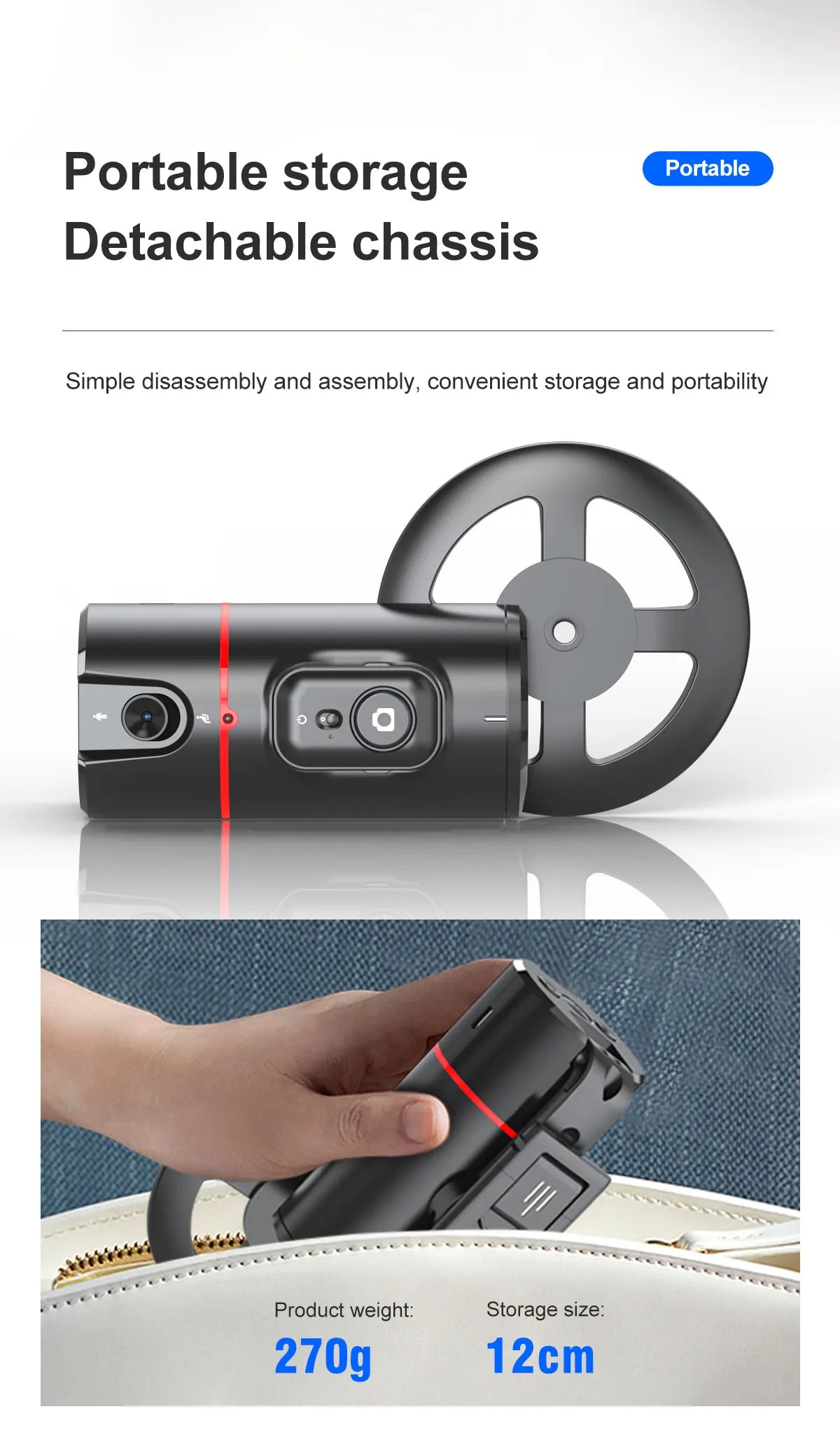 360° Auto-Tracking Phone Holder – Your Perfect Vlog & Live Streaming Companion