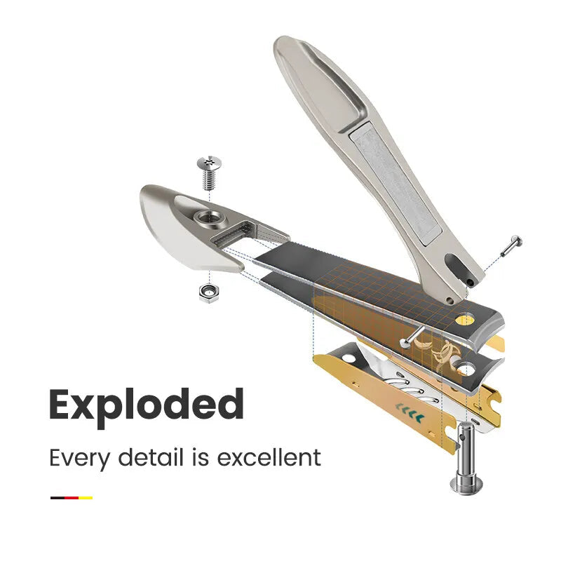 Anti-Splash Nail Clippers – Precision Cutting, Zero Mess!