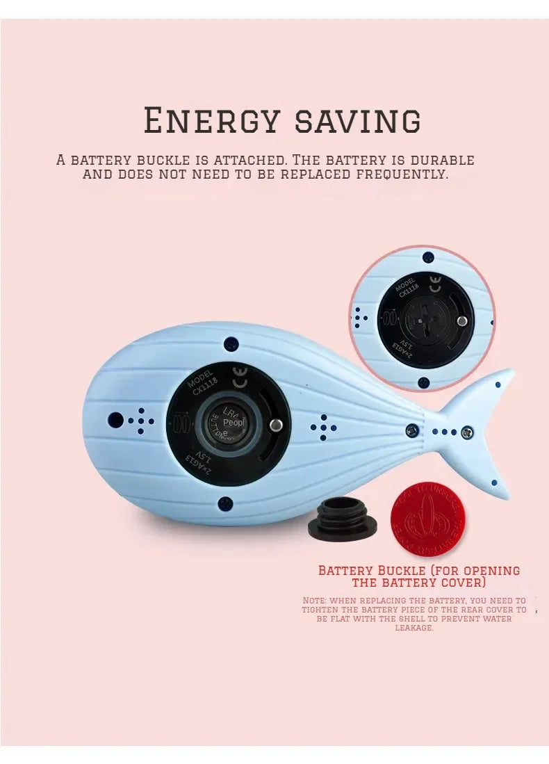 Digital Baby Bath Thermometer – Floating LED Water Temperature Monitor with Cute Cartoon Design