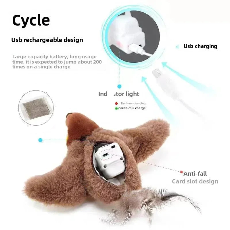 Electric Flapping Bird Cat Toy – Drive Your Cat Wild!
