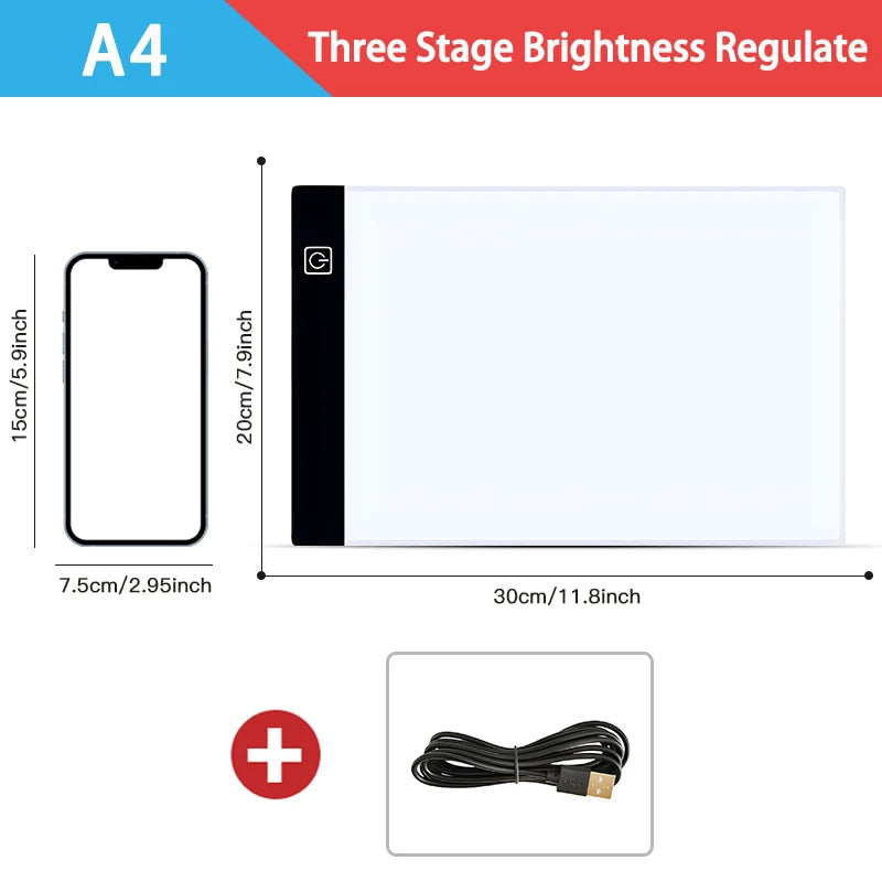 LED Drawing Copy Pad – Illuminate Your Child's Creativity!