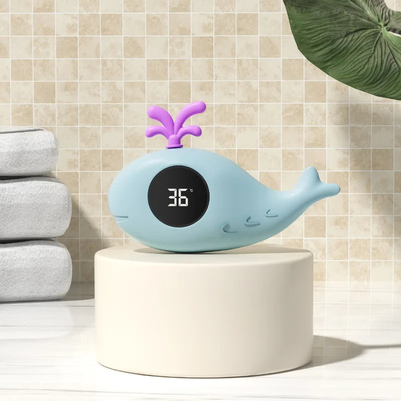 Digital Baby Bath Thermometer – Floating LED Water Temperature Monitor with Cute Cartoon Design