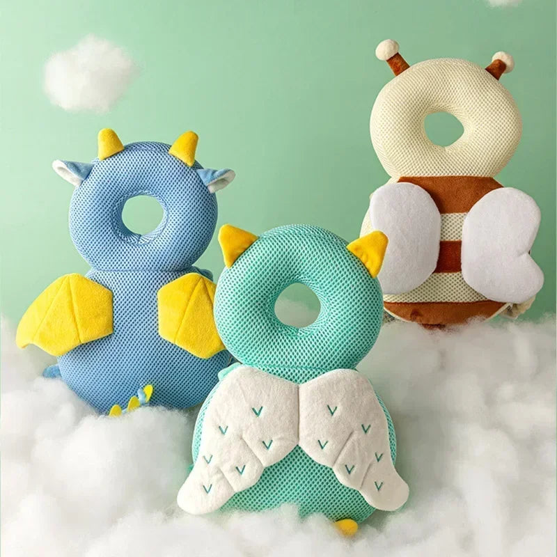 Baby Head Protector – Soft Safety Cushion (Bee/Cartoon) – Toddler Anti-Bump Hat (1-3 Years)