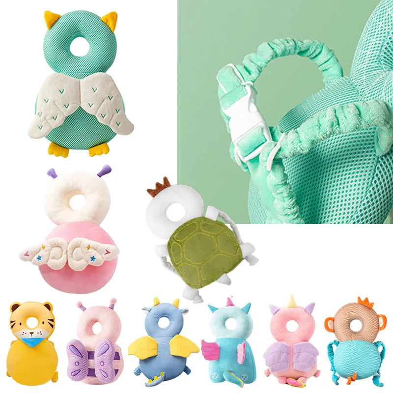 Baby Head Protector – Soft Safety Cushion (Bee/Cartoon) – Toddler Anti-Bump Hat (1-3 Years)
