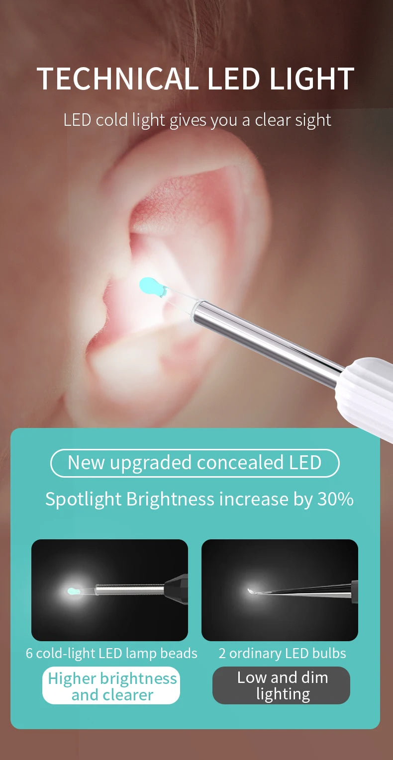 Smart Visual Ear Cleaner with Camera – Safe, Clear, and Precise Ear Care!
