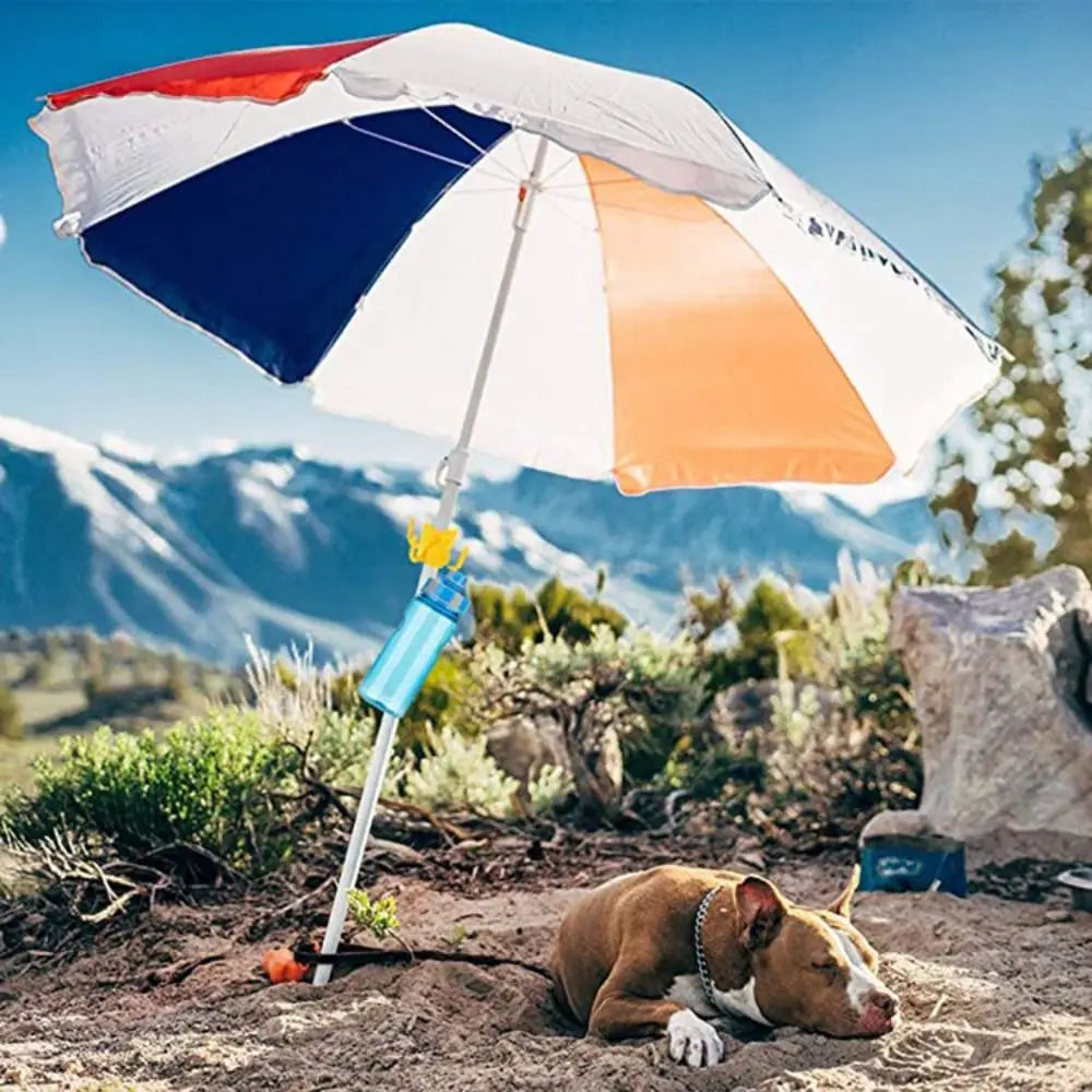 Portable 4-Hook Umbrella Hanger – Hang Bags, Towels & More!