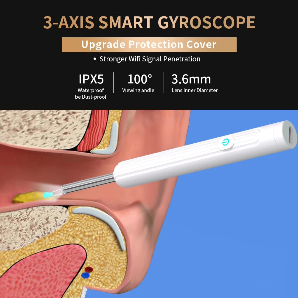 Smart Visual Ear Cleaner with Camera – Safe, Clear, and Precise Ear Care!