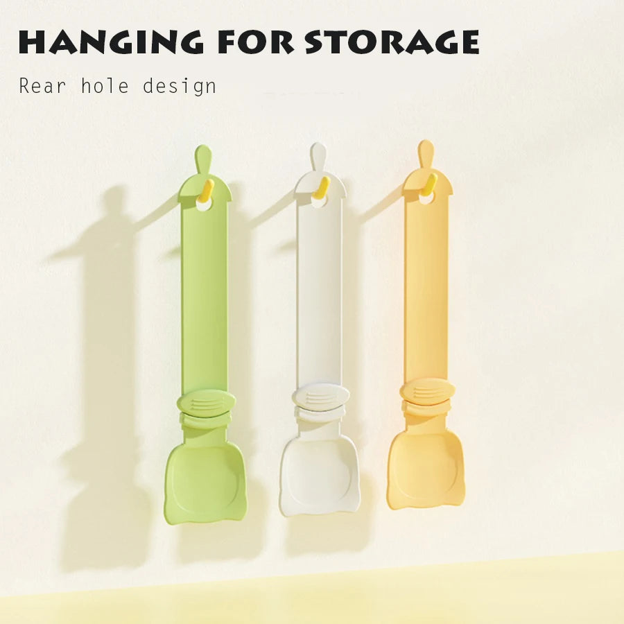 One-Handed Cat Treat Spoon – Mess-Free Feeding for Wet Food & Supplements!