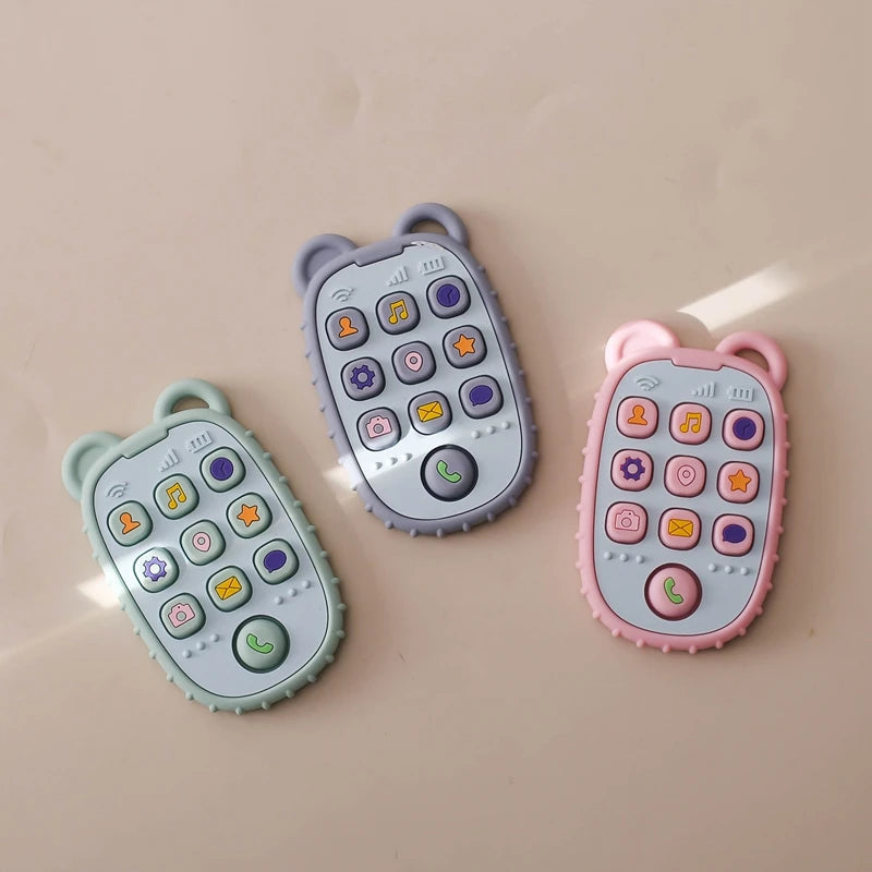 Baby Teething Mittens – BPA-Free Silicone Teether Gloves (Bear Design)