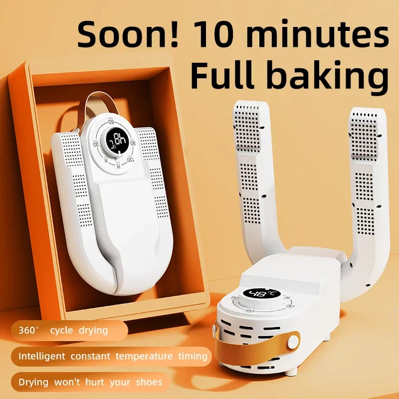 Intelligent Timer Shoe Dryer 2025– Quick Drying, Deodorizing, and Sterilizing for Fresh, Warm Shoes!