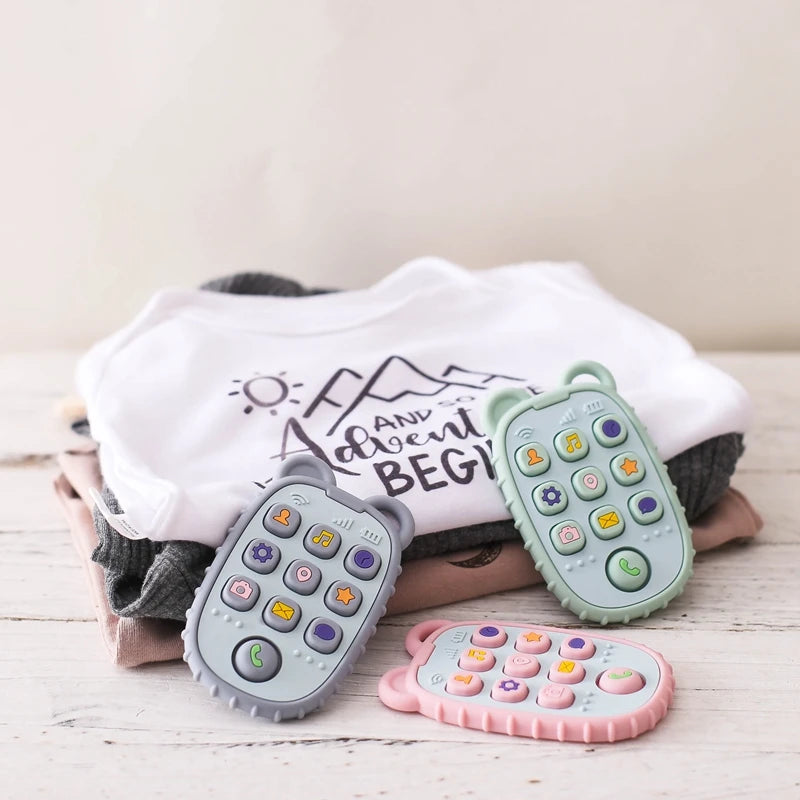 Baby Teething Mittens – BPA-Free Silicone Teether Gloves (Bear Design)
