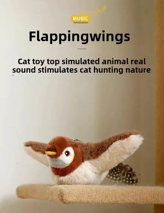 Electric Flapping Bird Cat Toy – Drive Your Cat Wild!