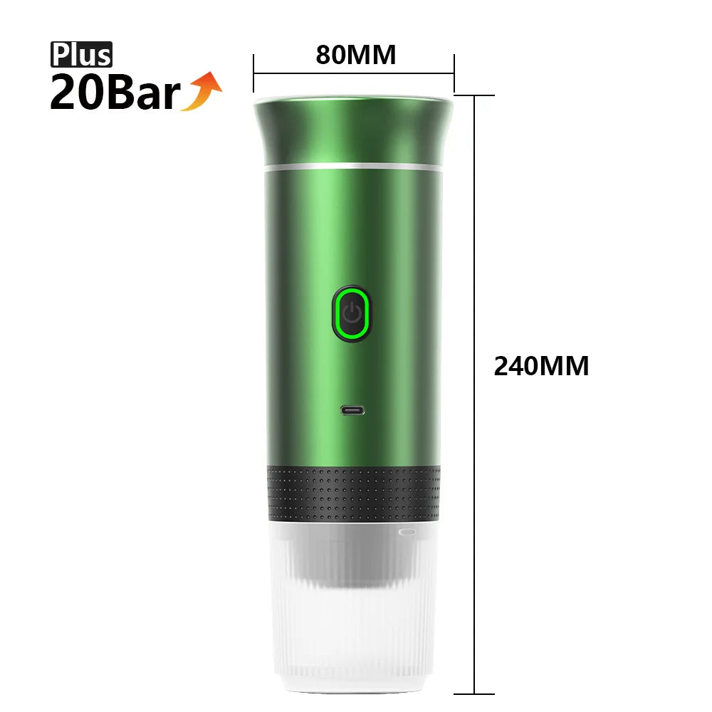 Wireless Electric Portable Espresso Coffee Machine 3 in 1 – Brew Barista-Quality Coffee Anywhere!