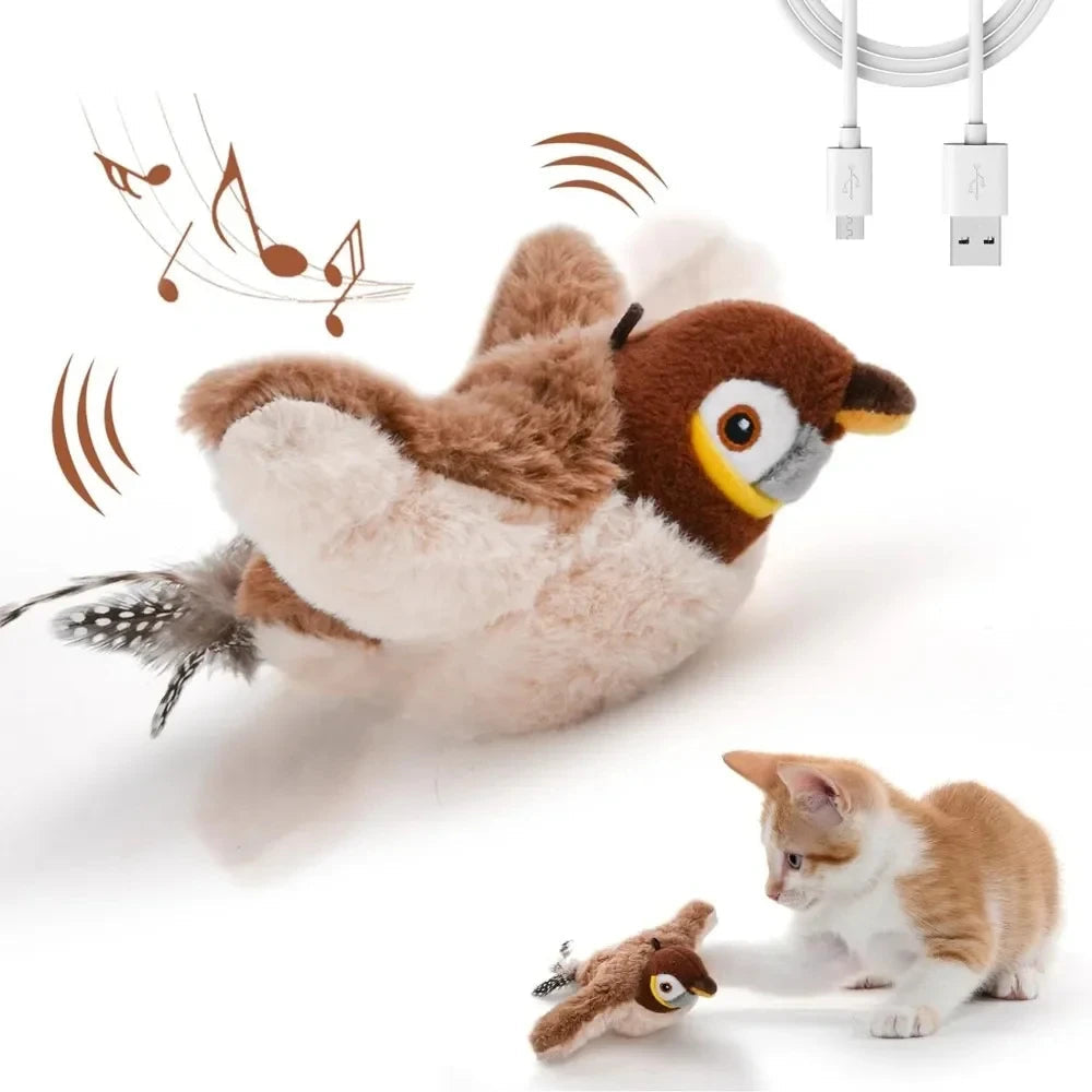 Electric Flapping Bird Cat Toy – Drive Your Cat Wild!