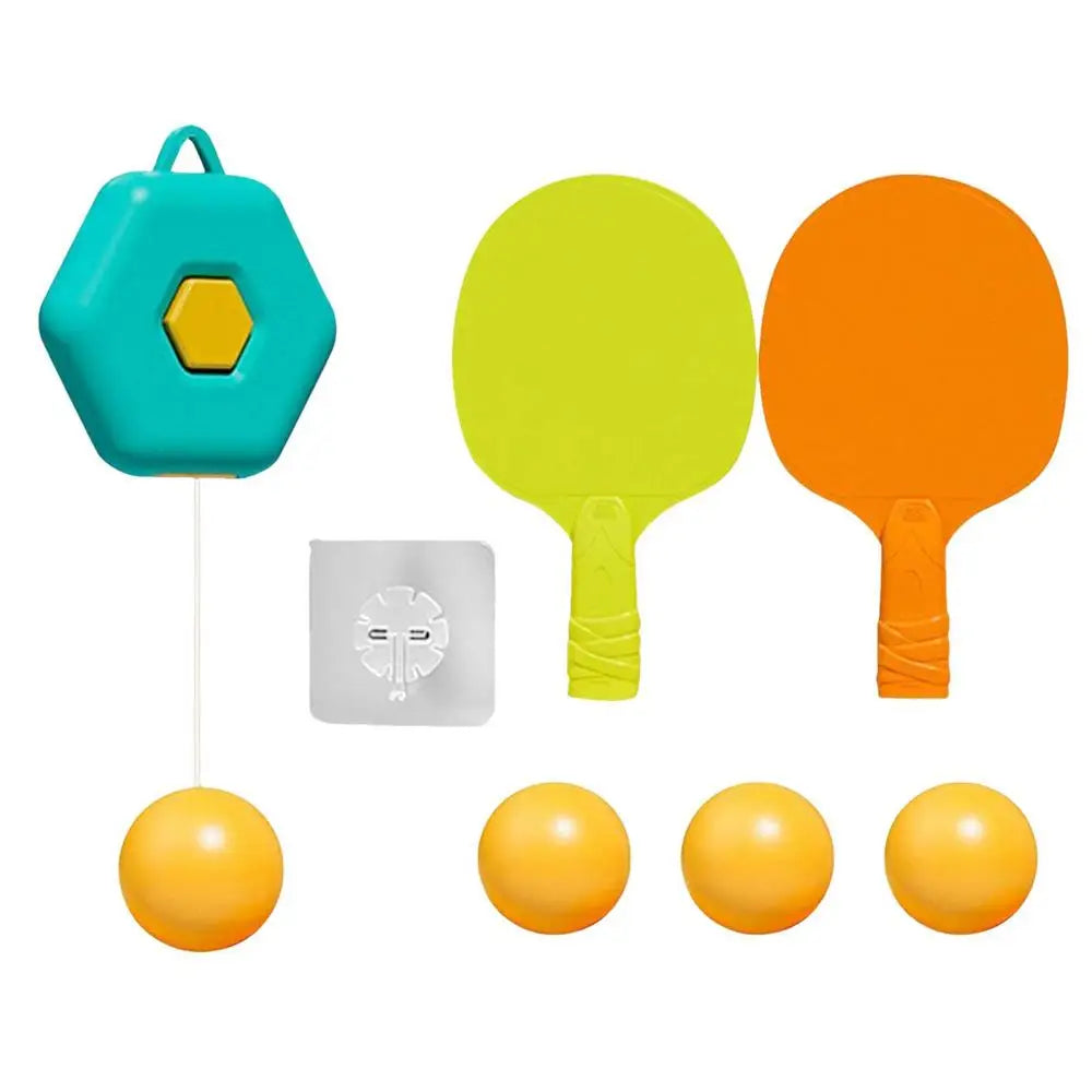 Height-Adjustable Table Tennis Trainer – Perfect for Kids’ Indoor Practice!