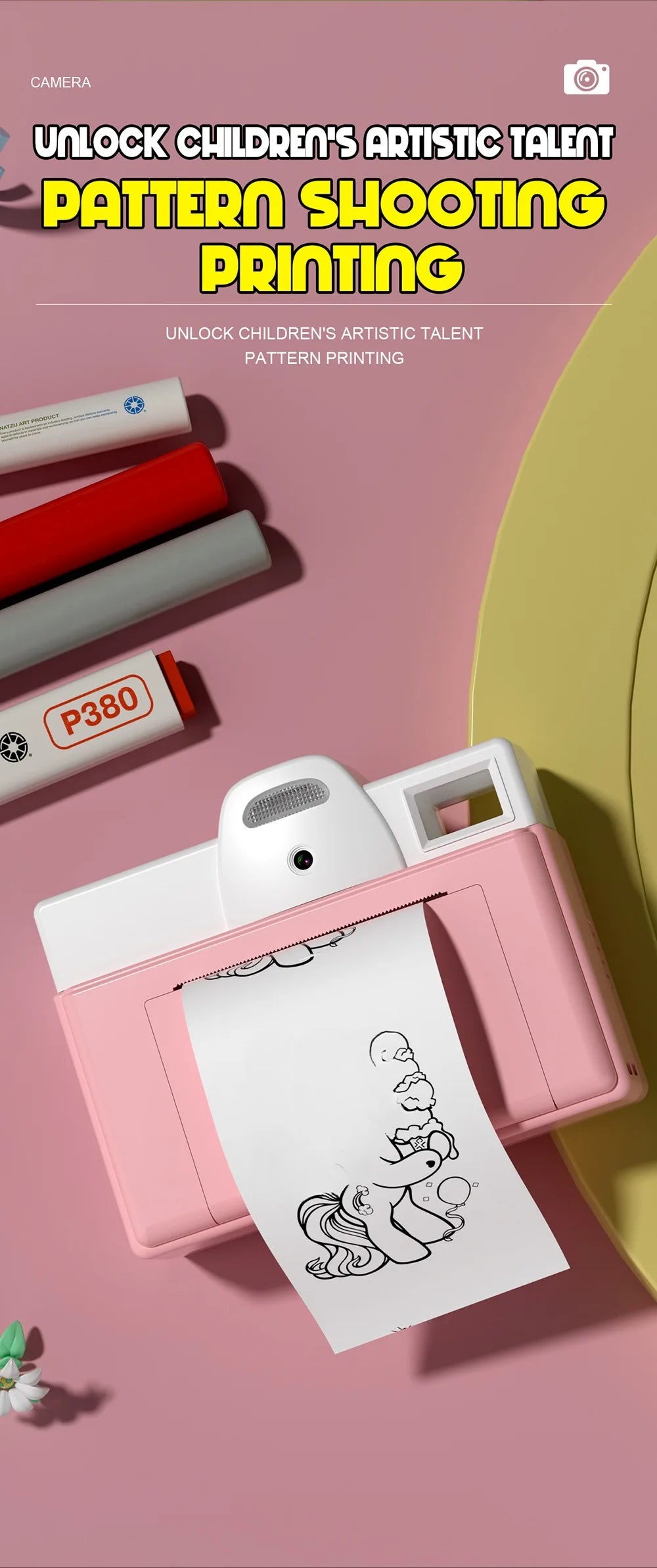 Instant Print Camera for Kids – Capture and Print Memories in an Instant!