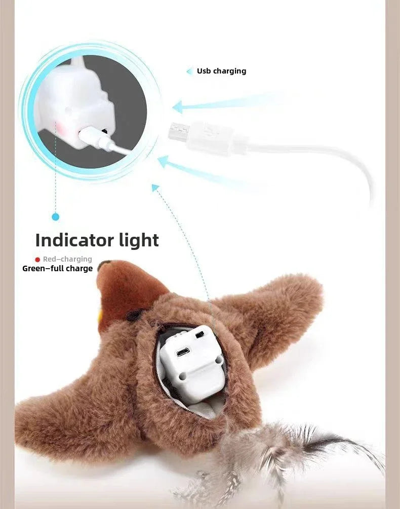 Electric Flapping Bird Cat Toy – Drive Your Cat Wild!