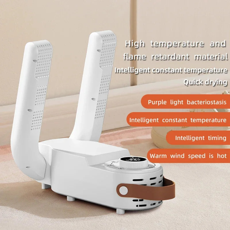 Intelligent Timer Shoe Dryer 2025– Quick Drying, Deodorizing, and Sterilizing for Fresh, Warm Shoes!