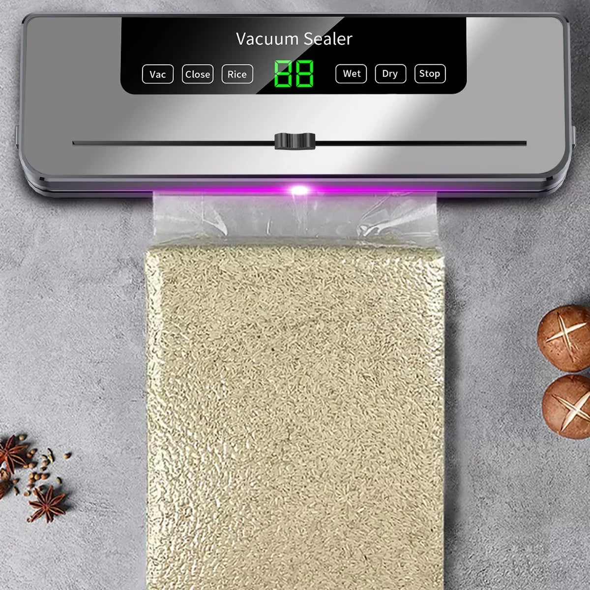 Electric Vacuum Sealer – Keep Food Fresh Longer!