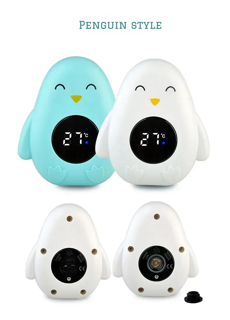 Digital Baby Bath Thermometer – Floating LED Water Temperature Monitor with Cute Cartoon Design