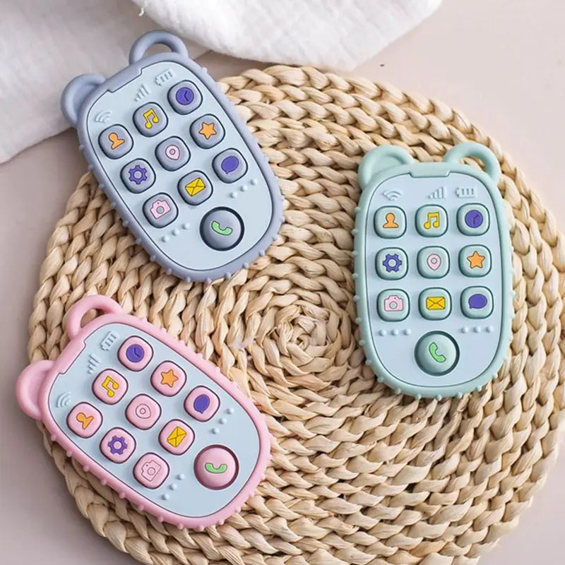 Baby Teething Mittens – BPA-Free Silicone Teether Gloves (Bear Design)