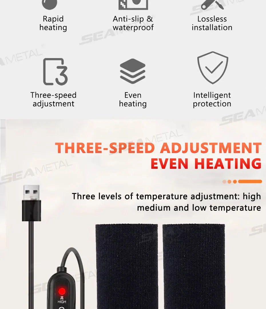 USB Motorcycle Handlebar Heater – Stay Warm and Comfortable on Winter Rides!