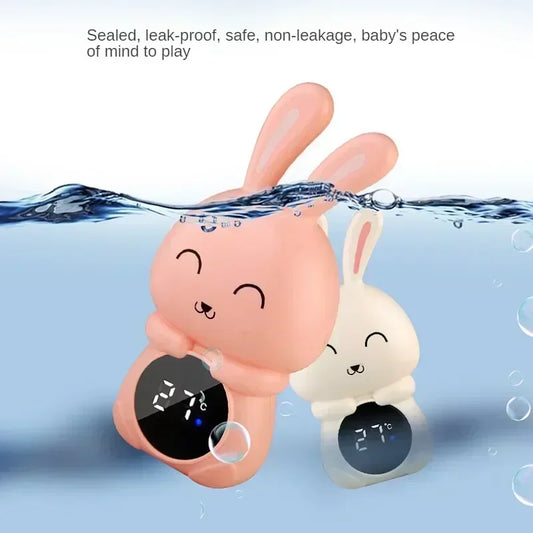 Digital Baby Bath Thermometer – Floating LED Water Temperature Monitor with Cute Cartoon Design