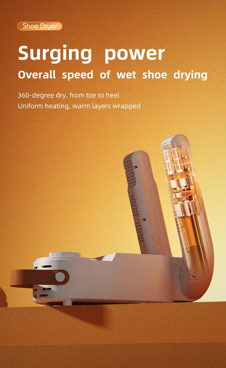 Intelligent Timer Shoe Dryer 2025– Quick Drying, Deodorizing, and Sterilizing for Fresh, Warm Shoes!